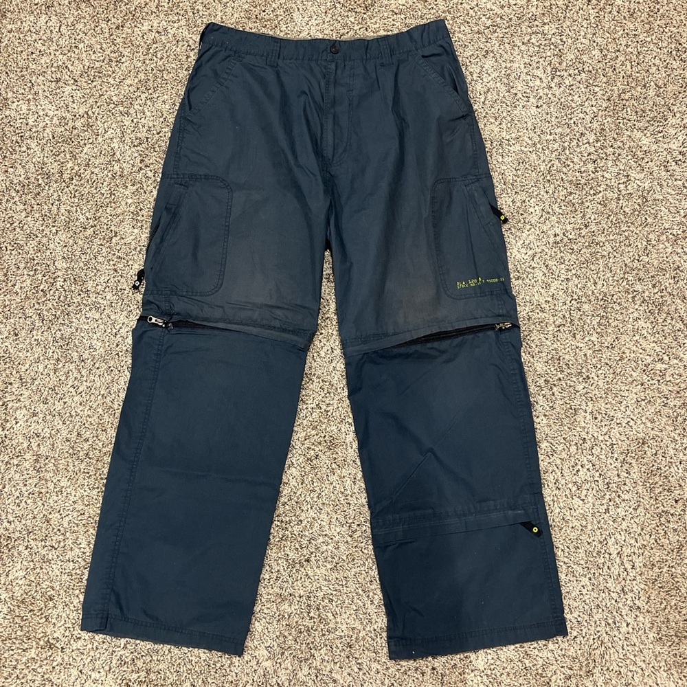 Navy Convertible Cargo Pants